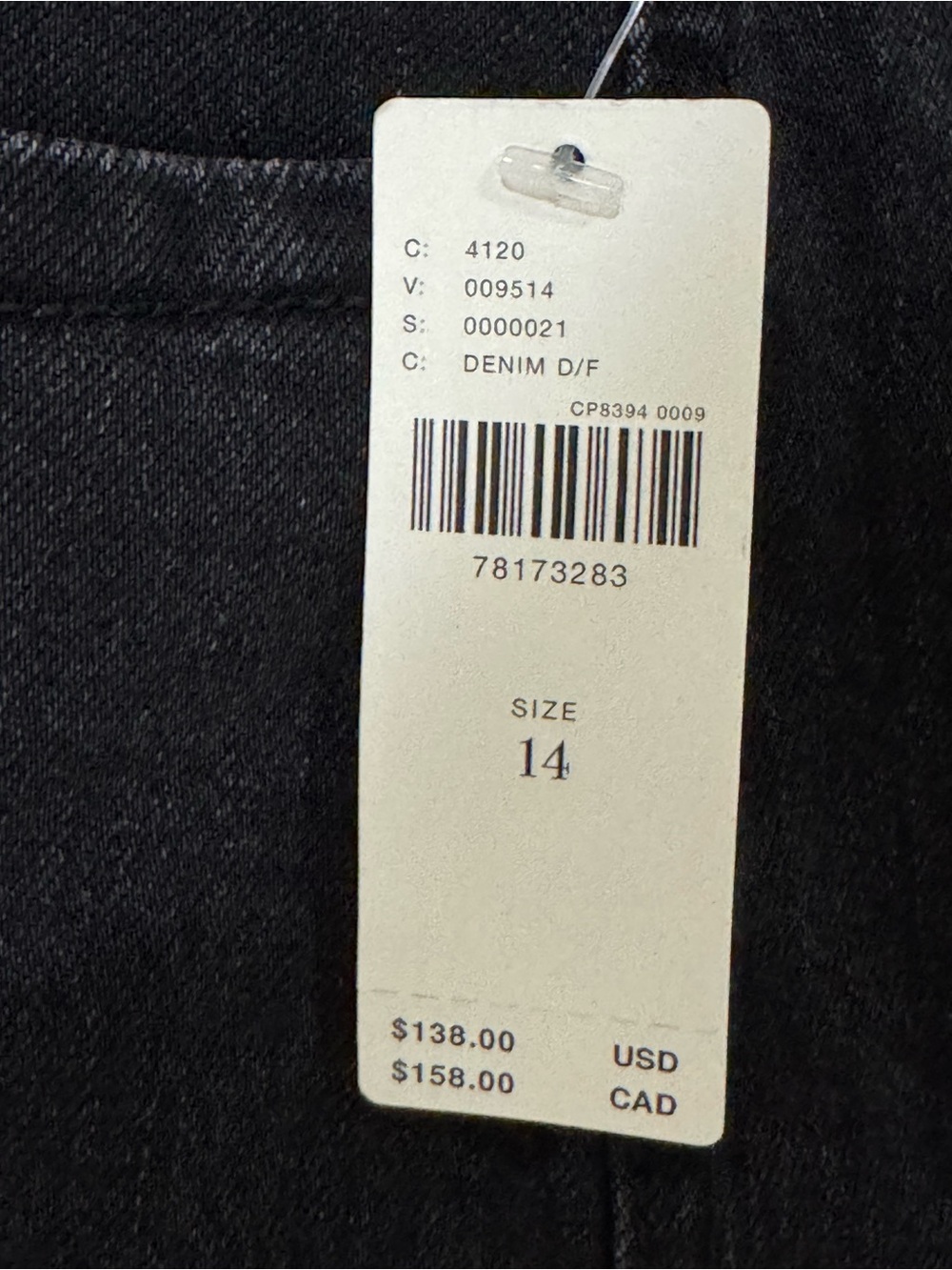 NEW Anthropologie Arden Double-Waist Black Denim Midi Skirt by Pilcro Size 14 - Picture 9 of 13